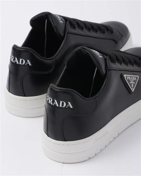 black leather shoes prada box|Black Lane Leather Sneakers .